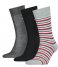 Tommy Hilfiger Sock Men Sock 3P Logo Giftbox Black (003)